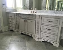 image of custom bathroom cabinets