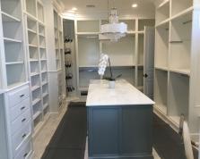 image of custom master closet cabinets
